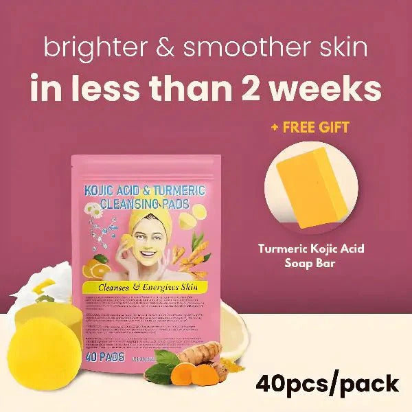 Brightening Turmeric & Kojic Acid Pads